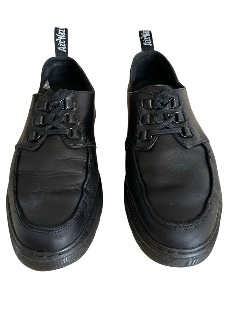 Dr. Martens‎ Walden Leather Derby Creeper Shoes Black Size 10
